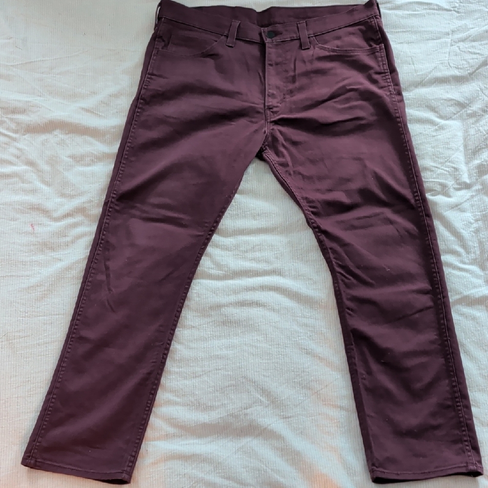 Levi's 513 Deep Purple Slim-Straight-Leg Jeans